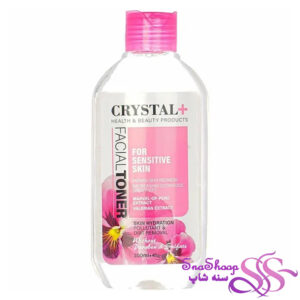 تونر صورت پوست حساس کریستال پلاس 200 میلی لیتر