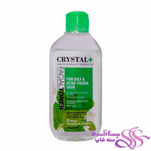 تونر صورت پوست چرب کریستال پلاس 200 میلی لیتر