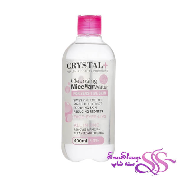 میسلار واتر پوست حساس کریستال 400 میلی لیتر