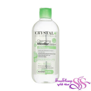 میسلار واتر پوست چرب کریستال 400 میلی لیتر