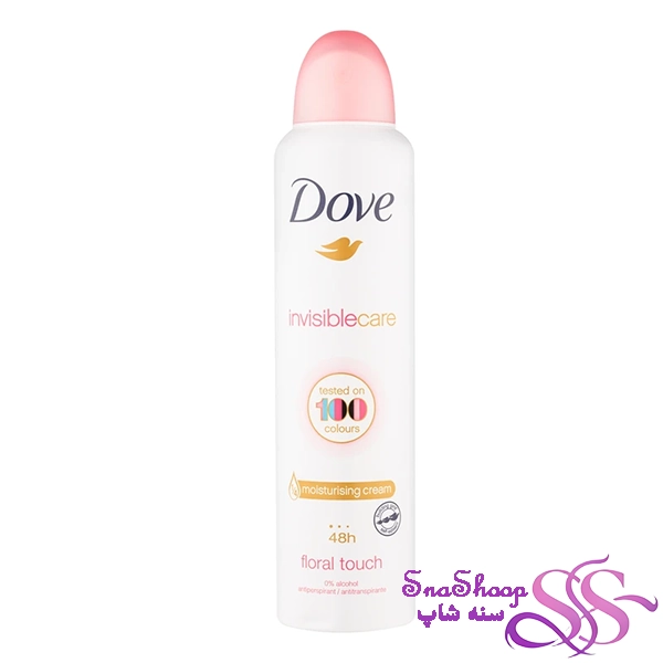 اسپری ضد تعریق زنانه داو 250ml مدل Invisible care flora