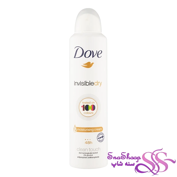 اسپری ضد تعریق زنانه داو 250ml مدل Invisible dry