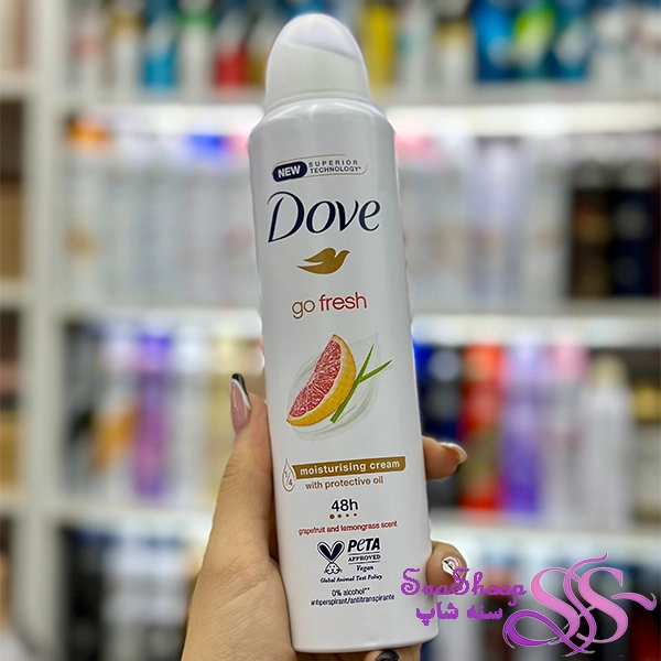 اسپری ضد تعریق زنانه داو با رایحه گریپ فروت 250ml
