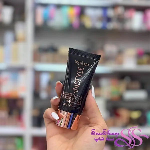 کرم پودر تیوپی اسکین تون با spf15 تاپ فیس